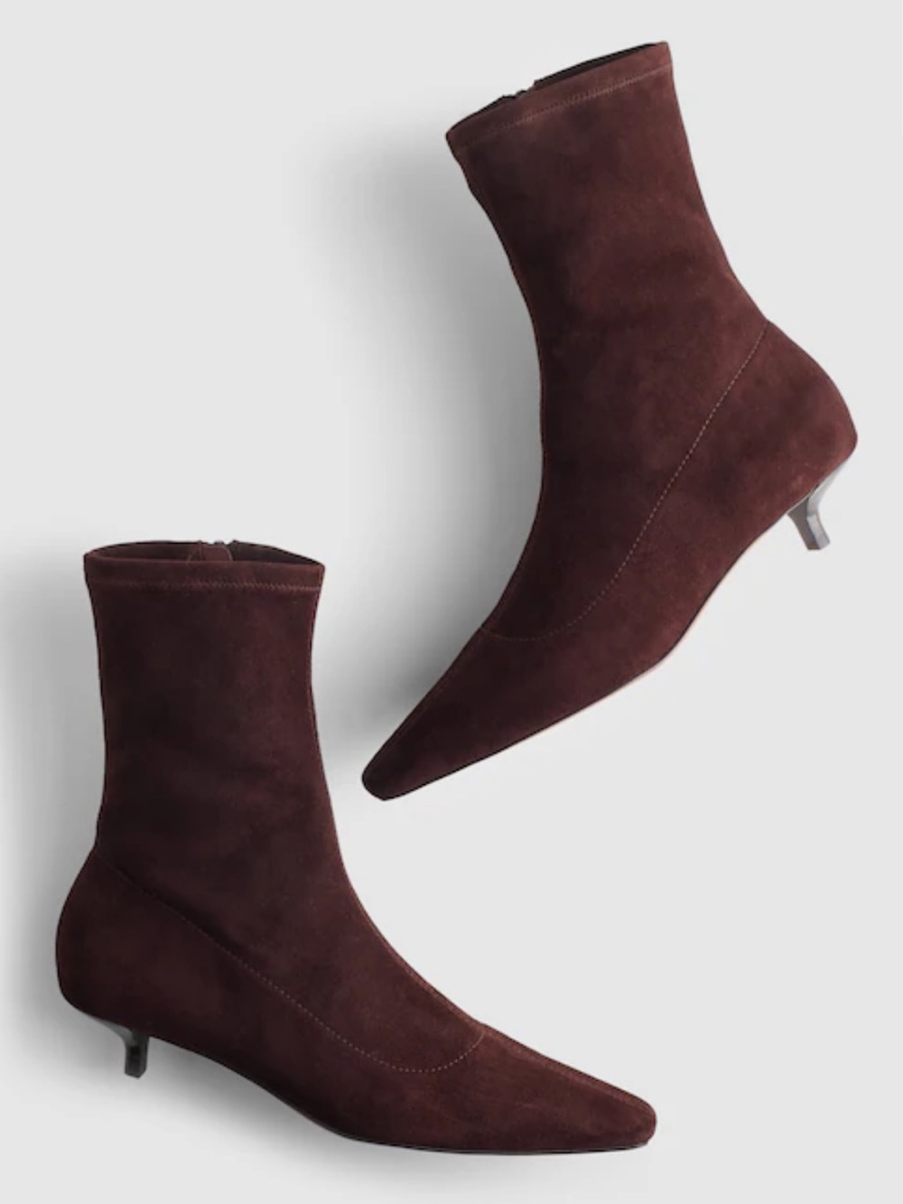 Madewell The Ciel Glove Ankle Boot - Chocolate Raisin